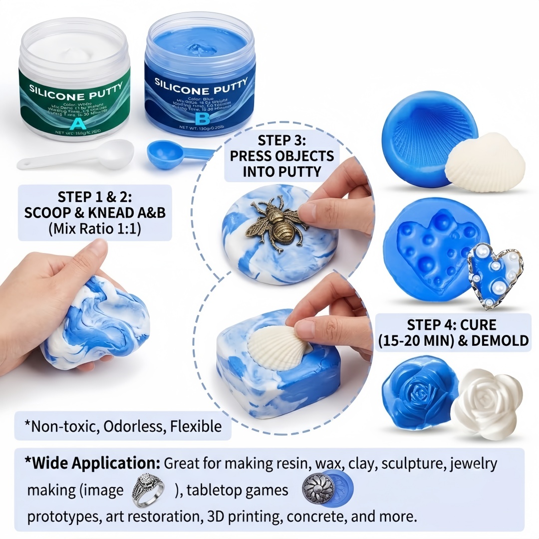 Silicone Putty Mold Making Sup - Soap Making Bar ulasan dan harga