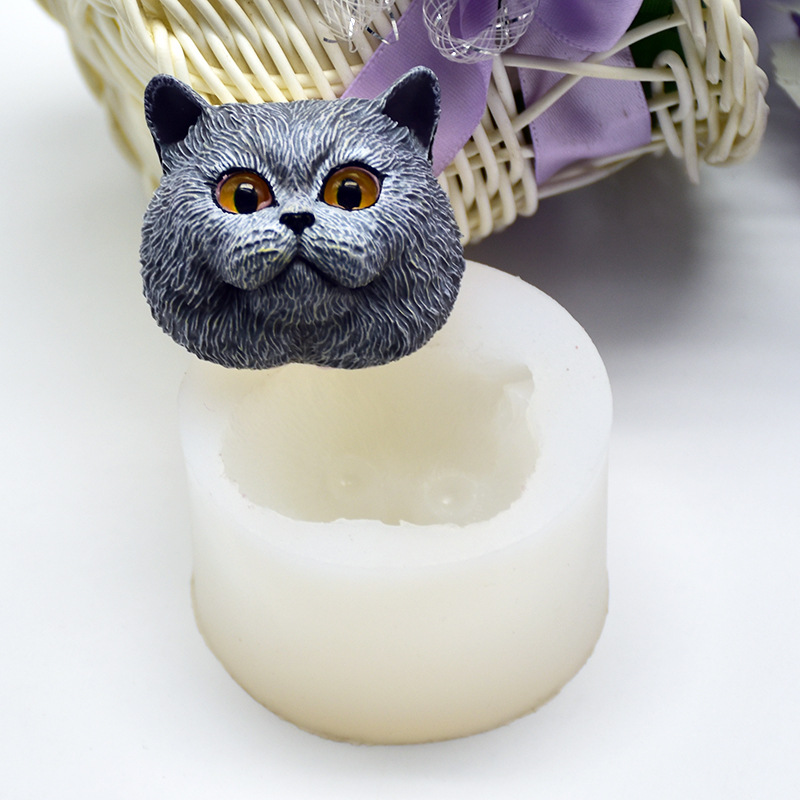 Silicone Mold Short-haired Cat - Soap Making Bar ulasan dan harga