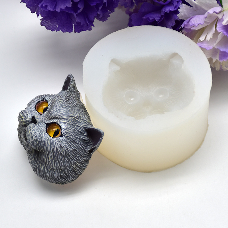 Silicone Mold Short-haired Cat - Soap Making Bar ulasan dan harga